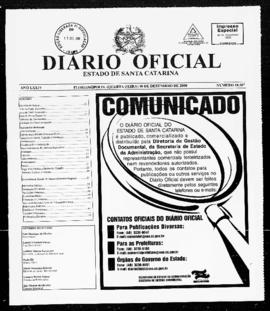 Diário Oficial do Estado de Santa Catarina. Ano 74. N° 18507 de 10/12/2008