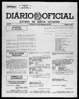 Diário Oficial do Estado de Santa Catarina. Ano 53. N° 13100 de 08/12/1986
