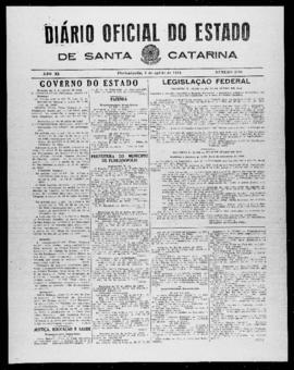 Diário Oficial do Estado de Santa Catarina. Ano 11. N° 2790 de 03/08/1944