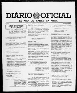 Diário Oficial do Estado de Santa Catarina. Ano 51. N° 12577 de 26/10/1984
