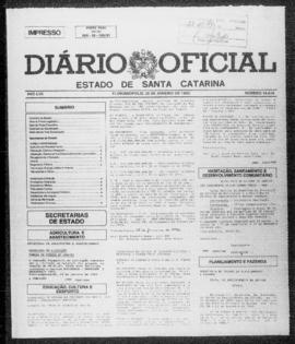 Diário Oficial do Estado de Santa Catarina. Ano 57. N° 14614 de 26/01/1993