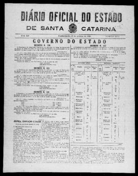 Diário Oficial do Estado de Santa Catarina. Ano 15. N° 3815 de 27/10/1948