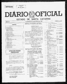 Diário Oficial do Estado de Santa Catarina. Ano 56. N° 14395 de 04/03/1992