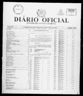 Diário Oficial do Estado de Santa Catarina. Ano 73. N° 18194 de 27/08/2007