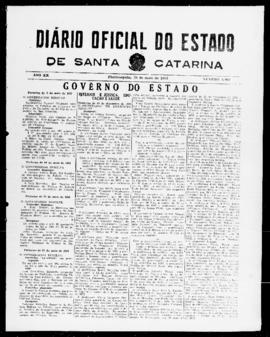 Diário Oficial do Estado de Santa Catarina. Ano 20. N° 4906 de 28/05/1953