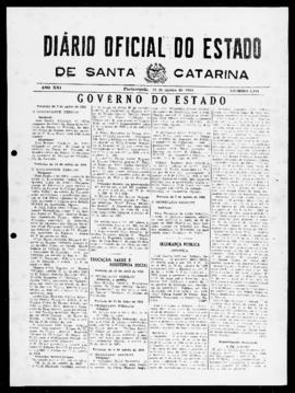 Diário Oficial do Estado de Santa Catarina. Ano 21. N° 5194 de 12/08/1954