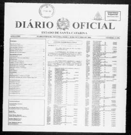 Diário Oficial do Estado de Santa Catarina. Ano 72. N° 17996 de 30/10/2006
