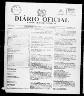 Diário Oficial do Estado de Santa Catarina. Ano 73. N° 18188 de 17/08/2007
