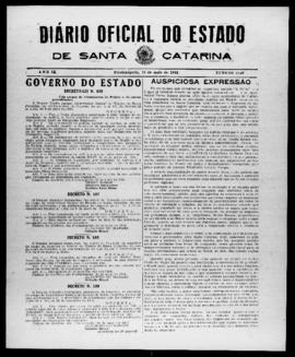 Diário Oficial do Estado de Santa Catarina. Ano 9. N° 2258 de 18/05/1942