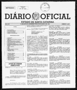 Diário Oficial do Estado de Santa Catarina. Ano 66. N° 16225 de 09/08/1999