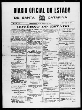Diário Oficial do Estado de Santa Catarina. Ano 4. N° 998 de 18/08/1937
