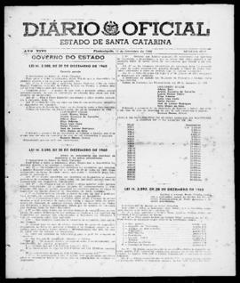 Diário Oficial do Estado de Santa Catarina. Ano 27. N° 6713 de 31/12/1960