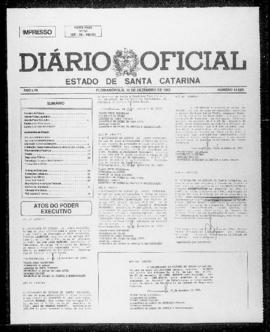 Diário Oficial do Estado de Santa Catarina. Ano 57. N° 14585 de 10/12/1992