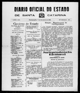 Diário Oficial do Estado de Santa Catarina. Ano 3. N° 803 de 07/12/1936
