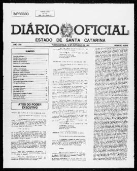 Diário Oficial do Estado de Santa Catarina. Ano 57. N° 14548 de 16/10/1992