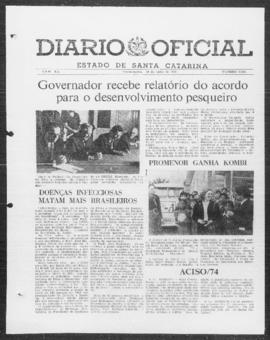 Diário Oficial do Estado de Santa Catarina. Ano 40. N° 10041 de 30/07/1974