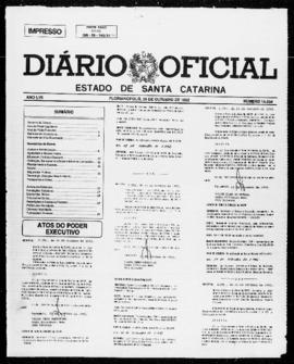 Diário Oficial do Estado de Santa Catarina. Ano 57. N° 14554 de 26/10/1992