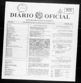 Diário Oficial do Estado de Santa Catarina. Ano 72. N° 17994 de 26/10/2006
