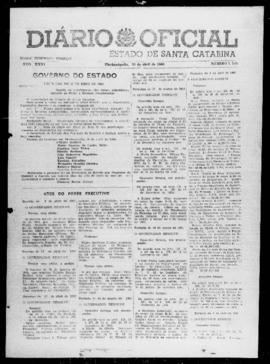 Diário Oficial do Estado de Santa Catarina. Ano 31. N° 7540 de 30/04/1964