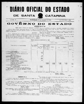 Diário Oficial do Estado de Santa Catarina. Ano 5. N° 1378 de 21/12/1938