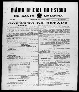 Diário Oficial do Estado de Santa Catarina. Ano 7. N° 1885 de 05/11/1940