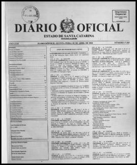 Diário Oficial do Estado de Santa Catarina. Ano 71. N° 17367 de 01/04/2004