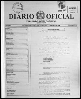Diário Oficial do Estado de Santa Catarina. Ano 70. N° 17337 de 16/02/2004