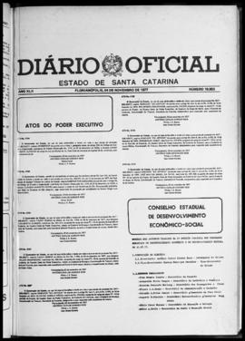 Diário Oficial do Estado de Santa Catarina. Ano 42. N° 10853 de 04/11/1977