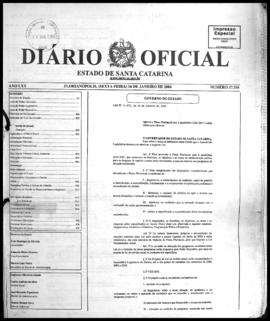 Diário Oficial do Estado de Santa Catarina. Ano 70. N° 17316 de 16/01/2004. Parte 1