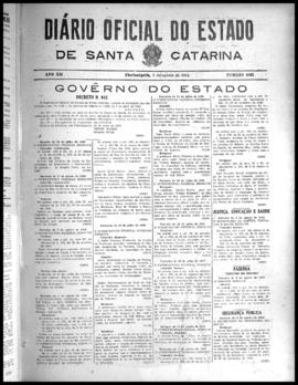 Diário Oficial do Estado de Santa Catarina. Ano 12. N° 3035 de 03/08/1945