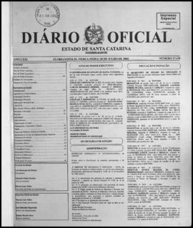 Diário Oficial do Estado de Santa Catarina. Ano 71. N° 17439 de 20/07/2004