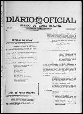 Diário Oficial do Estado de Santa Catarina. Ano 42. N° 10854 de 07/11/1977