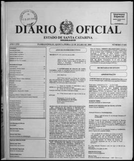 Diário Oficial do Estado de Santa Catarina. Ano 71. N° 17441 de 22/07/2004