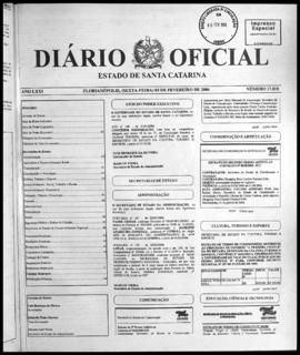 Diário Oficial do Estado de Santa Catarina. Ano 71. N° 17818 de 03/02/2006