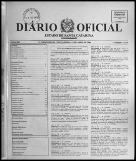 Diário Oficial do Estado de Santa Catarina. Ano 71. N° 17373 de 13/04/2004