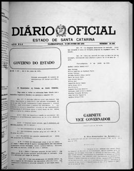 Diário Oficial do Estado de Santa Catarina. Ano 41. N° 10505 de 15/06/1976