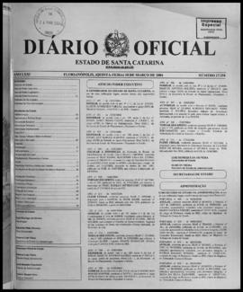 Diário Oficial do Estado de Santa Catarina. Ano 71. N° 17358 de 18/03/2004. Parte 1