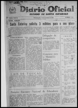 Diário Oficial do Estado de Santa Catarina. Ano 29. N° 7165 de 05/11/1962