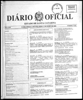 Diário Oficial do Estado de Santa Catarina. Ano 72. N° 17842 de 13/03/2006