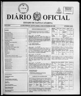 Diário Oficial do Estado de Santa Catarina. Ano 72. N° 18016 de 30/11/2006