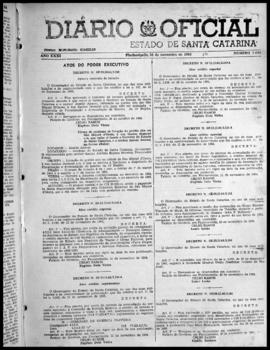 Diário Oficial do Estado de Santa Catarina. Ano 31. N° 7699 de 26/11/1964