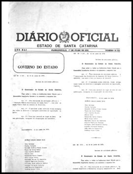 Diário Oficial do Estado de Santa Catarina. Ano 41. N° 10516 de 01/07/1976