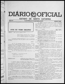 Diário Oficial do Estado de Santa Catarina. Ano 42. N° 10850 de 31/10/1977