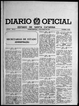 Diário Oficial do Estado de Santa Catarina. Ano 41. N° 10497 de 03/06/1976