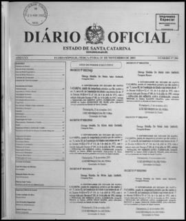 Diário Oficial do Estado de Santa Catarina. Ano 70. N° 17286 de 25/11/2003