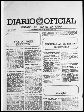 Diário Oficial do Estado de Santa Catarina. Ano 41. N° 10538 de 02/08/1976