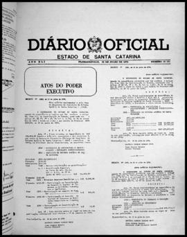 Diário Oficial do Estado de Santa Catarina. Ano 41. N° 10531 de 22/07/1976