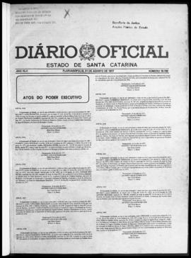 Diário Oficial do Estado de Santa Catarina. Ano 42. N° 10788 de 01/08/1977
