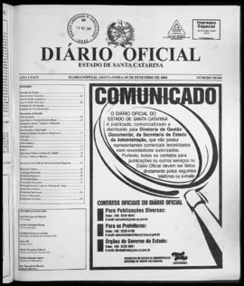 Diário Oficial do Estado de Santa Catarina. Ano 74. N° 18504 de 05/12/2008