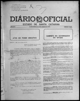 Diário Oficial do Estado de Santa Catarina. Ano 42. N° 10807 de 29/08/1977